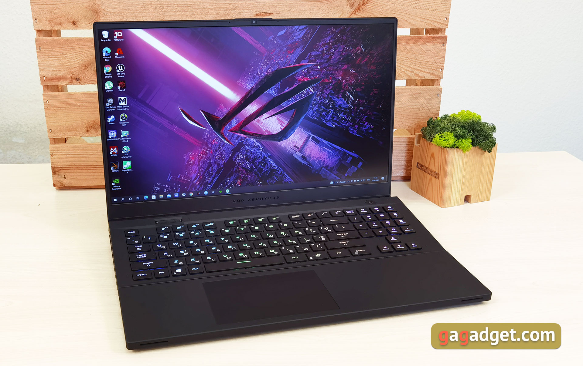 Огляд ASUS ROG Zephyrus S17 GX703: ігровий ноутбук на всі гроші