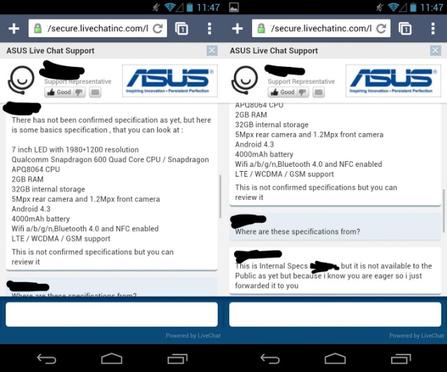 Предположительные характеристики следующего поколения Asus Google Nexus 7 (K009)-3