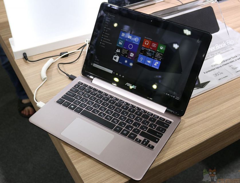 11-дюймовый трансформер ASUS Transformer Book Flip TP200 на Intel Braswell с USB Type-C