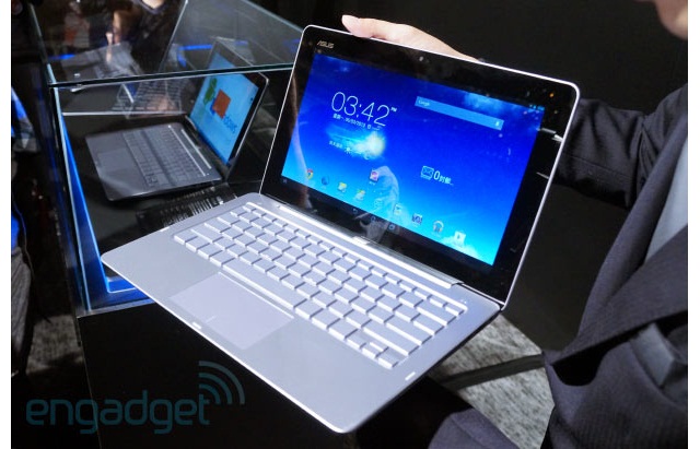 Гибридный ноутбук-планшет ASUS Transformer Book Trio с Android и Windows 8 Гибридный ноутбук-планшет ASUS Transformer Book Trio с Android и Windows 8