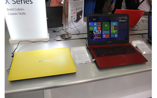 ASUS готовит к выпуску линейку разноцветных ноутбуков X555