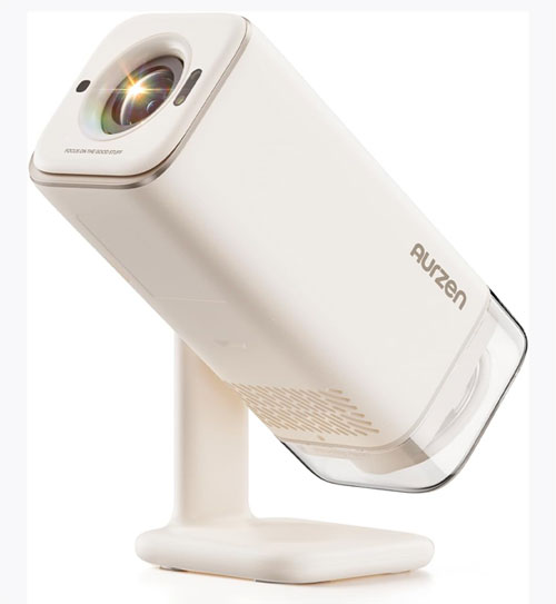 Aurzen BOOM Air projector with hanging image