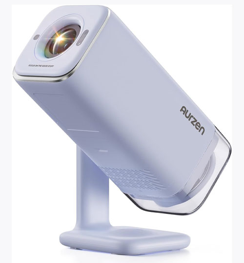 Aurzen BOOM Air projector on the desk