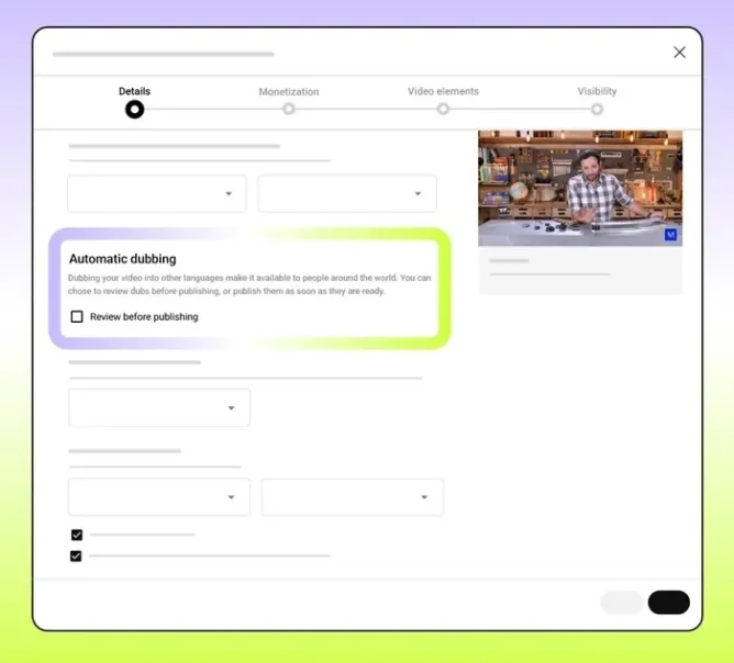 Le processus de duplication automatique sur YouTube