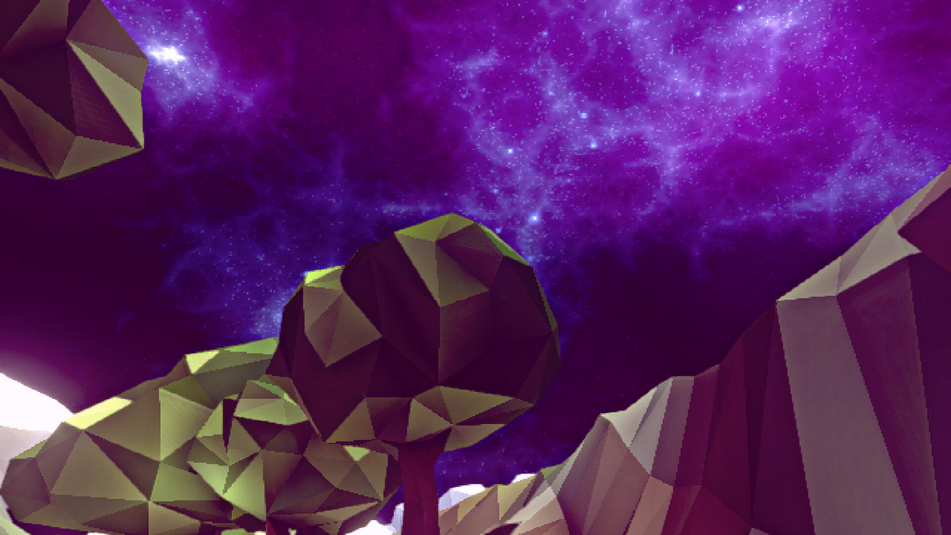 Capture d'écran de Dreamcore Retro, un joueur dans un environnement mystérieux