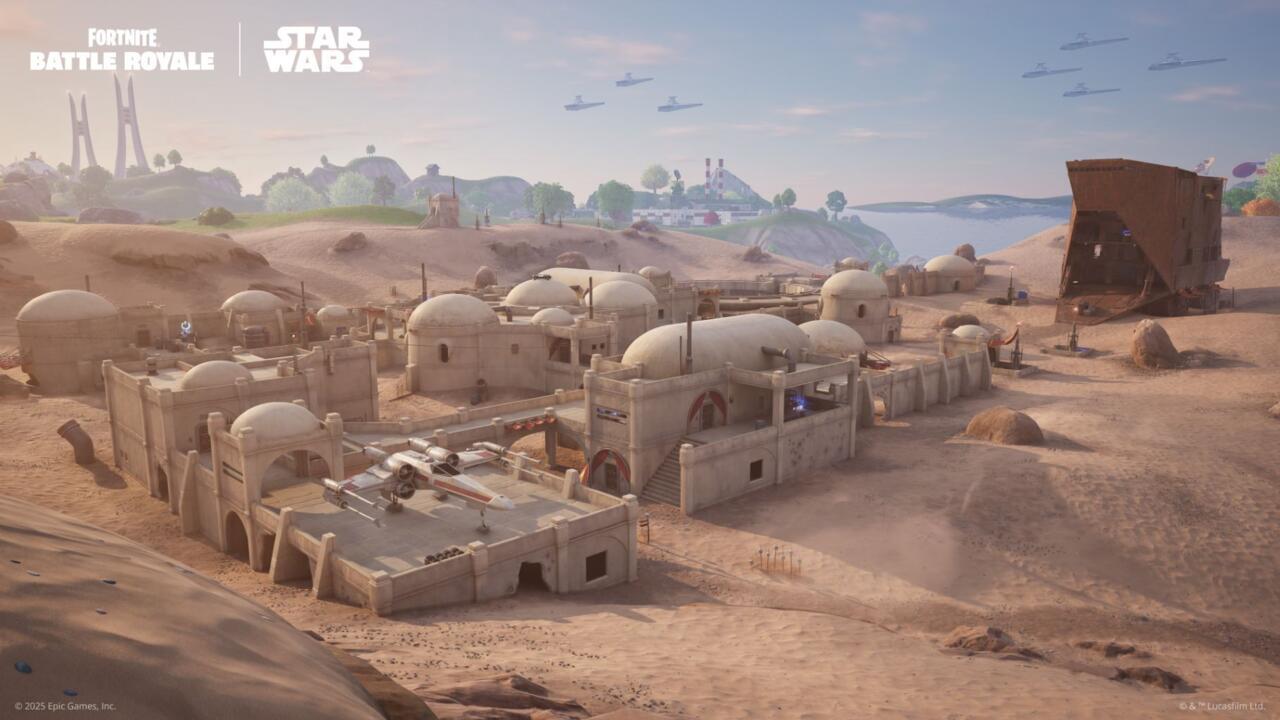 A scene with new game content