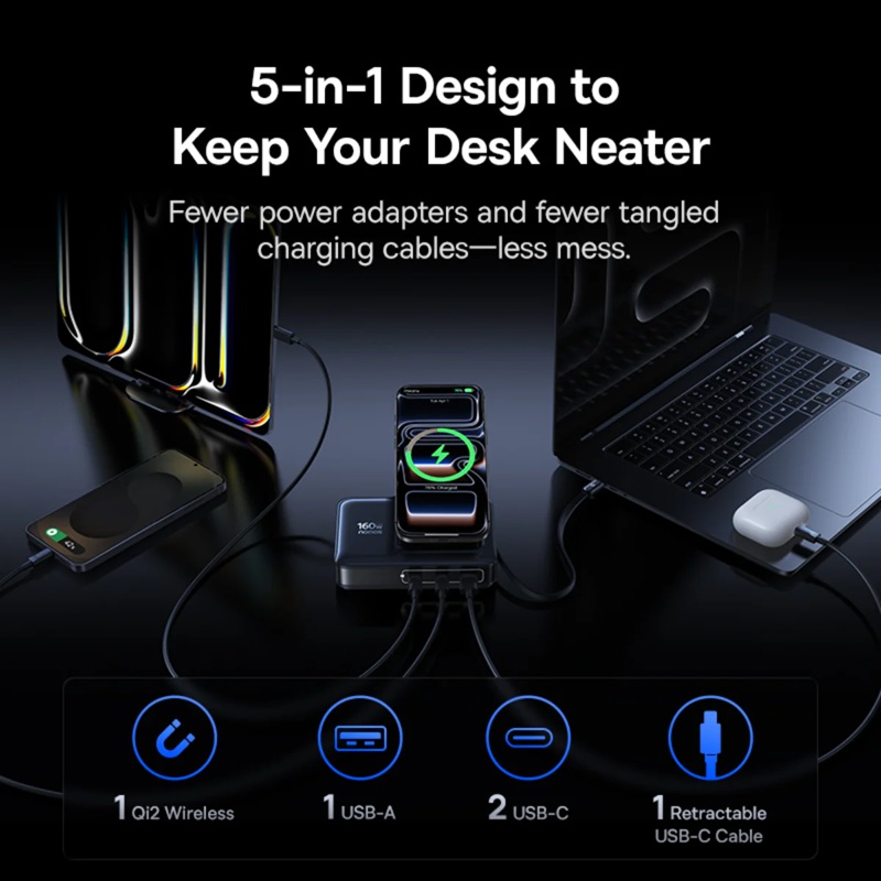 Baseus Nomos 5-in-1 Charging Station