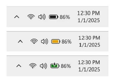 New battery indicators
