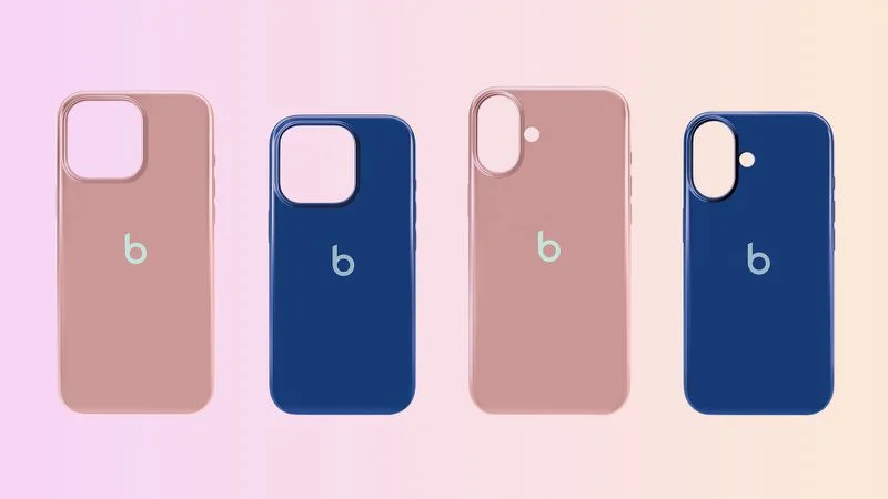 Étuis Beats en couleurs Sunrise Pink et Twilight Blue