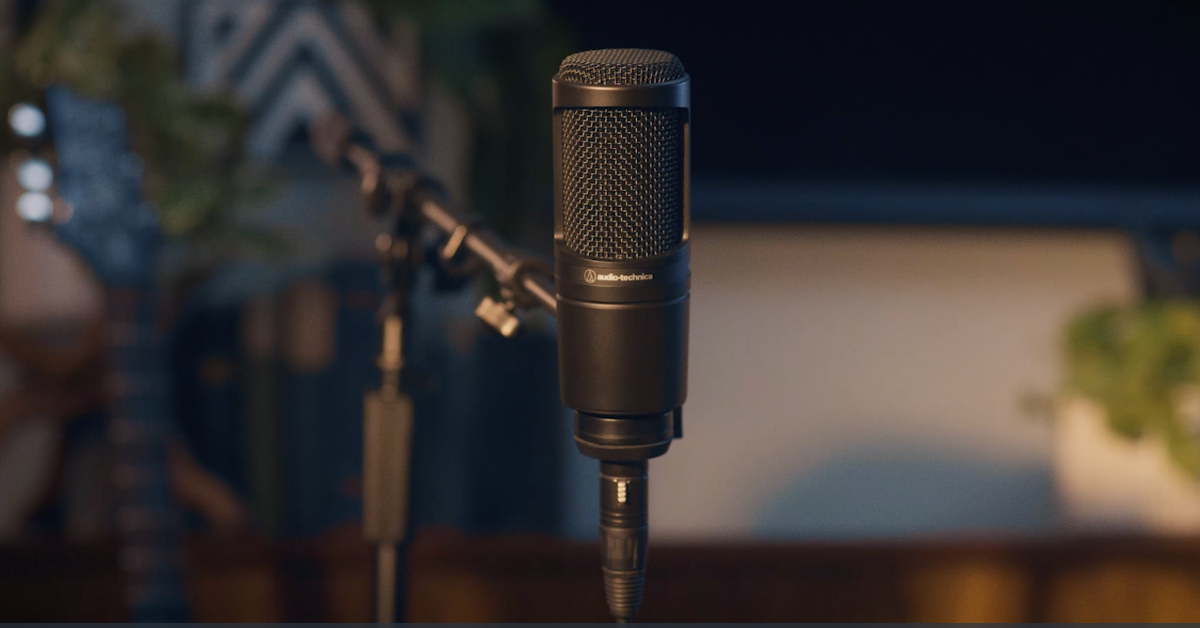 microphone à condensateur pour l'enregistrement de la voix