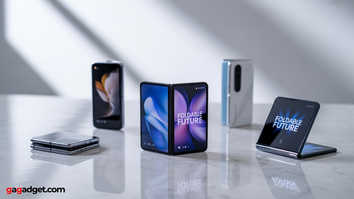 clamshell foldable phones