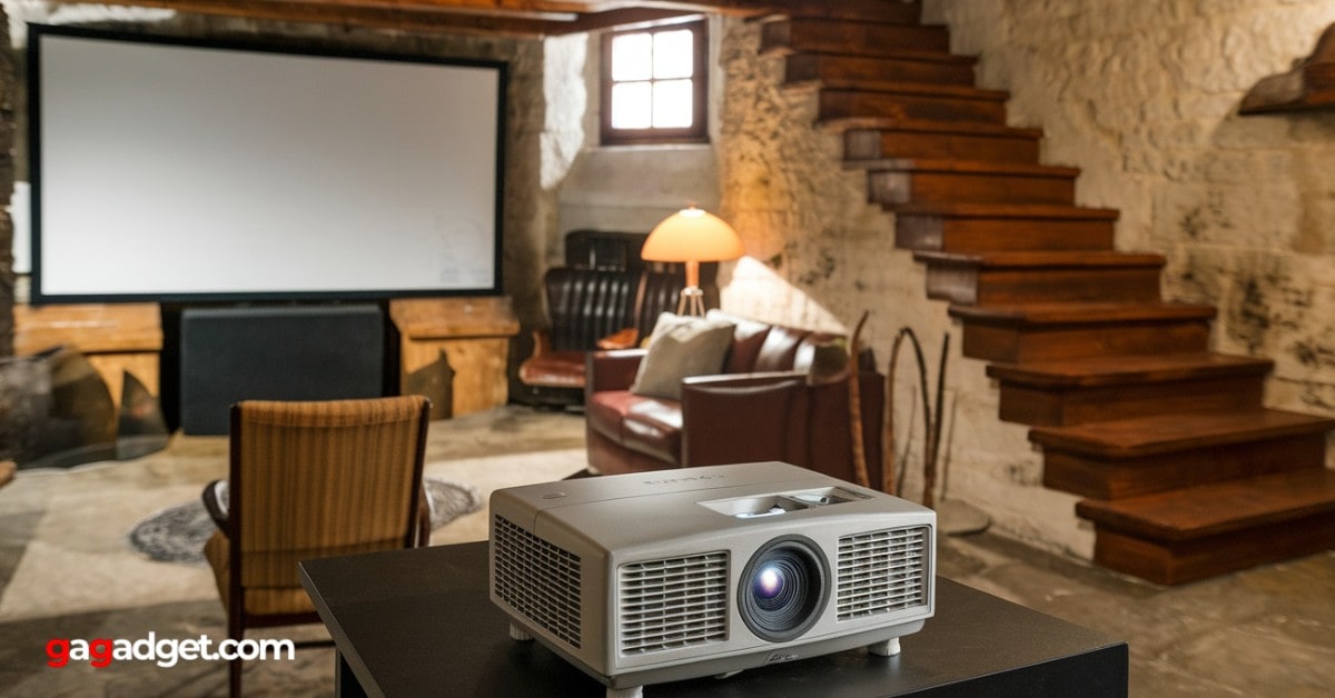 basement projector