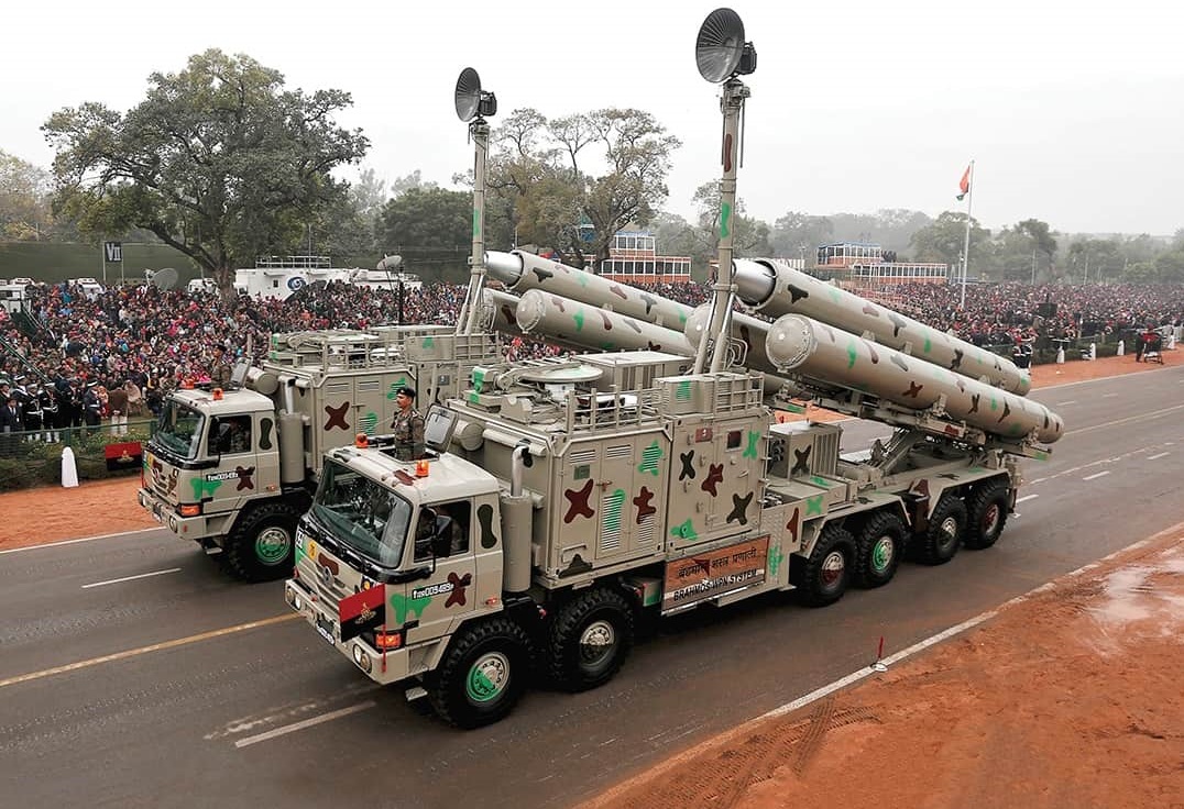 The Russian S-400 Triumf surface-to-air missile system with a maximum range of 400 kilometres has been spotted in India for the first time