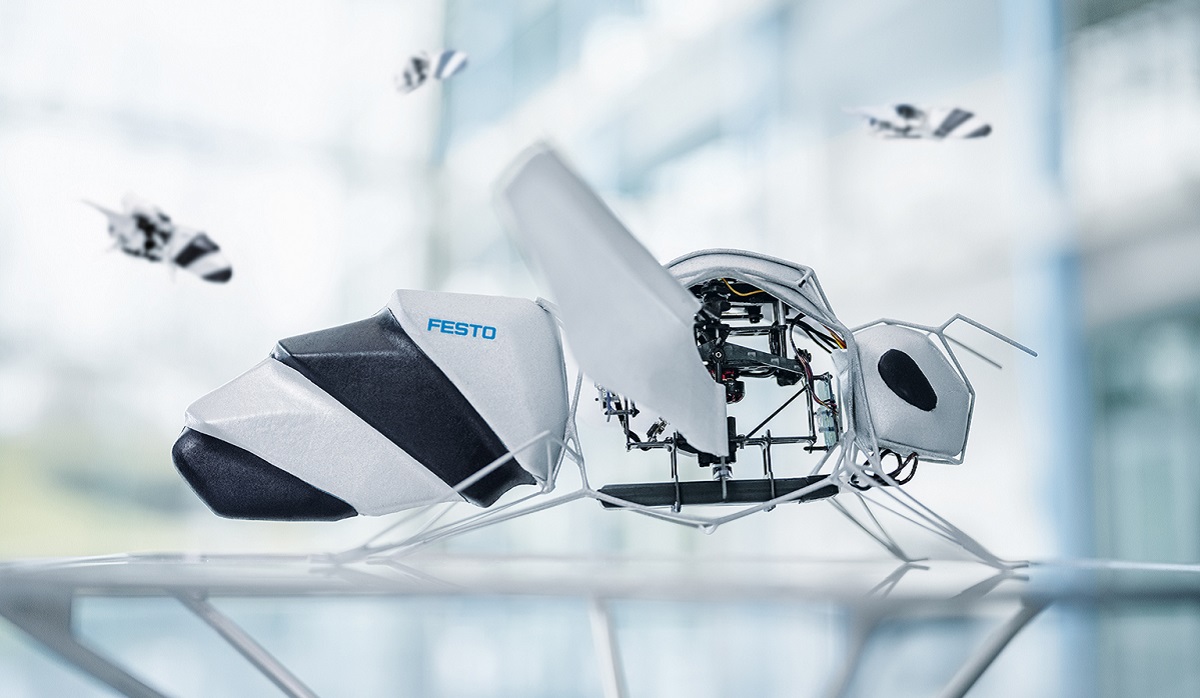 Tant que ce n'est pas comme dans la série télévisée Black Mirror ! Festo a présenté un essaim d'abeilles bioniques à la Foire de Hanovre