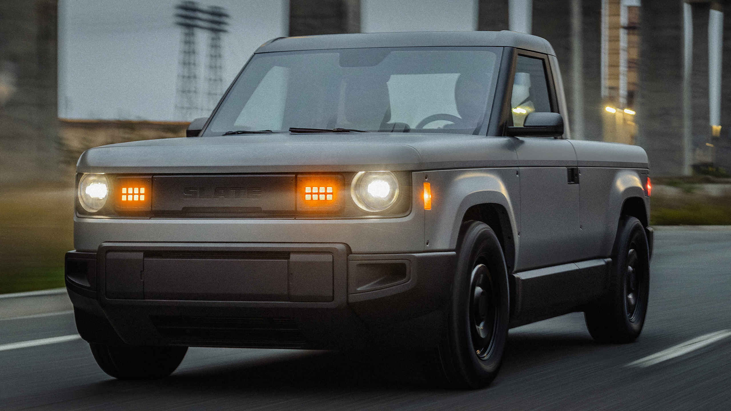 Slate electric pickup prototype in pickup mode