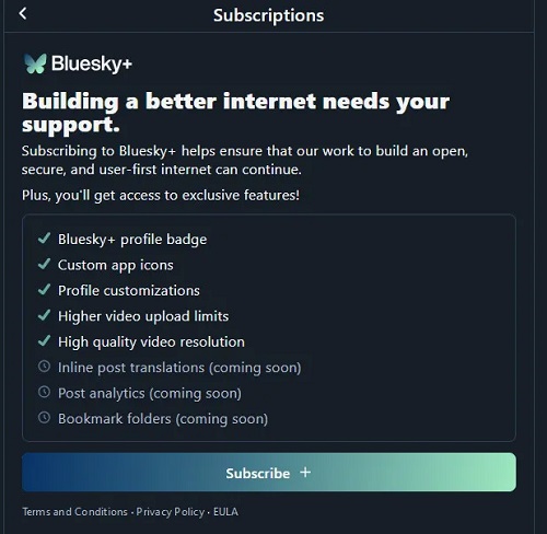 Bluesky+ subscription mock-up - image 2