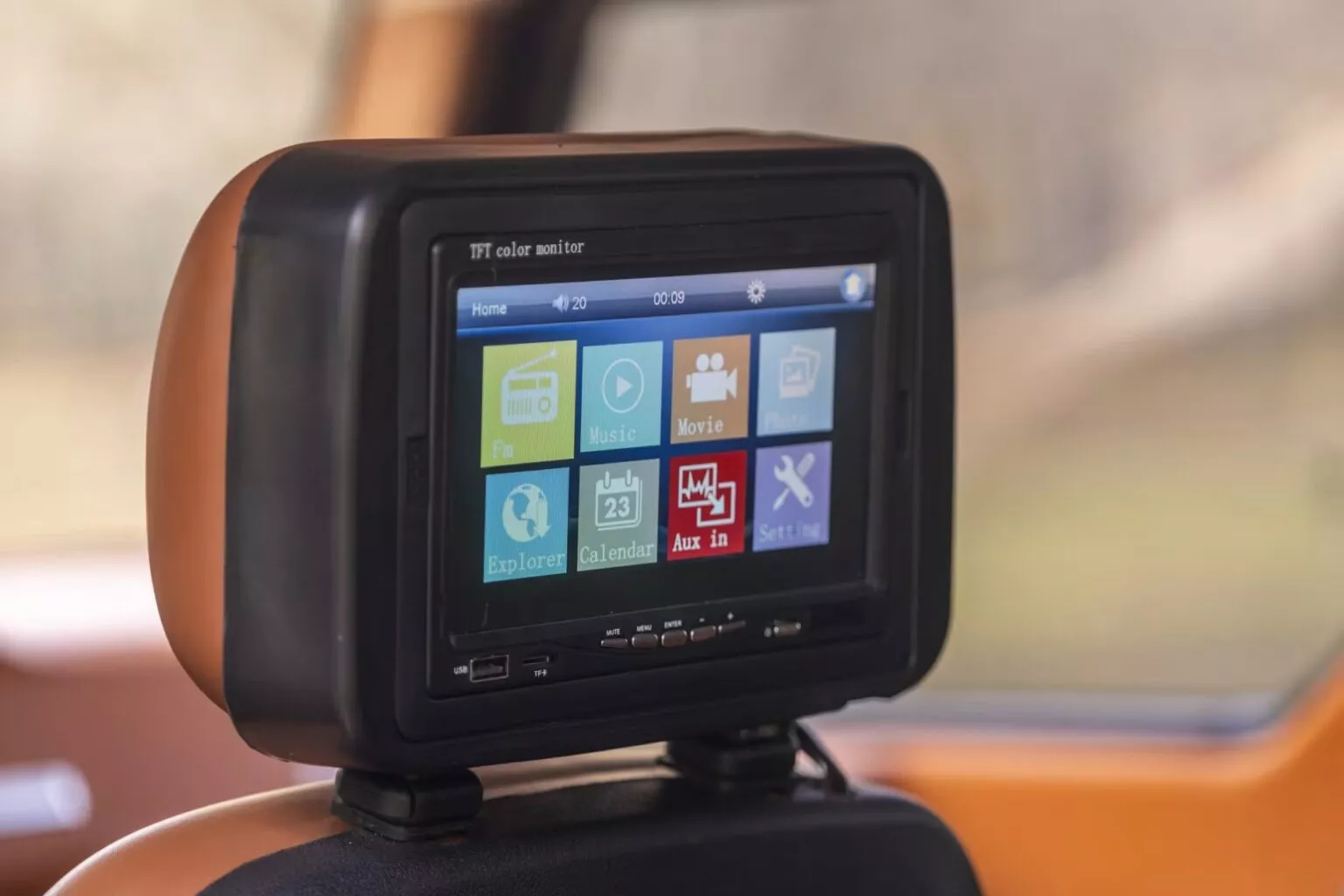 Intérieur arrière du Bodo G-Wagon