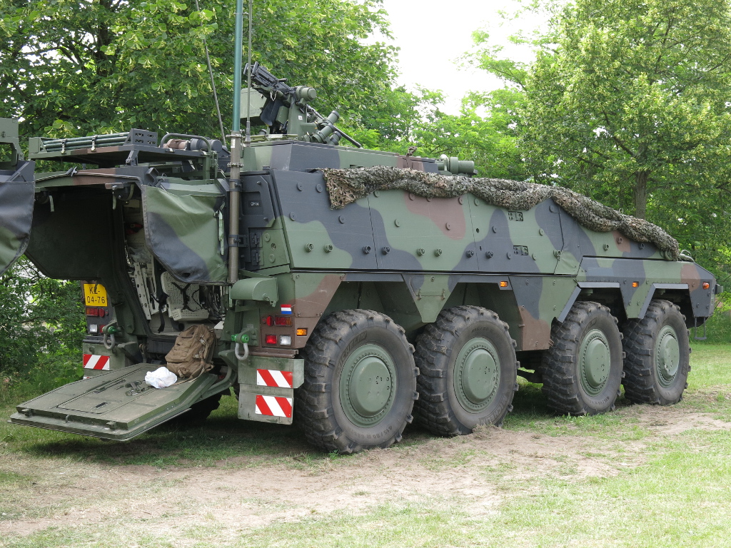 Dutch command post based on the Boxer infantry fighting vehicle