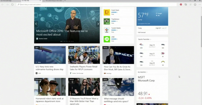 Microsoft Build 2015: новый браузер, перенос Android и iOS приложений и дополненная реальность-3