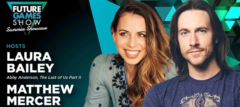 Laura Bailey and Matt Mercer at the Future Games Show