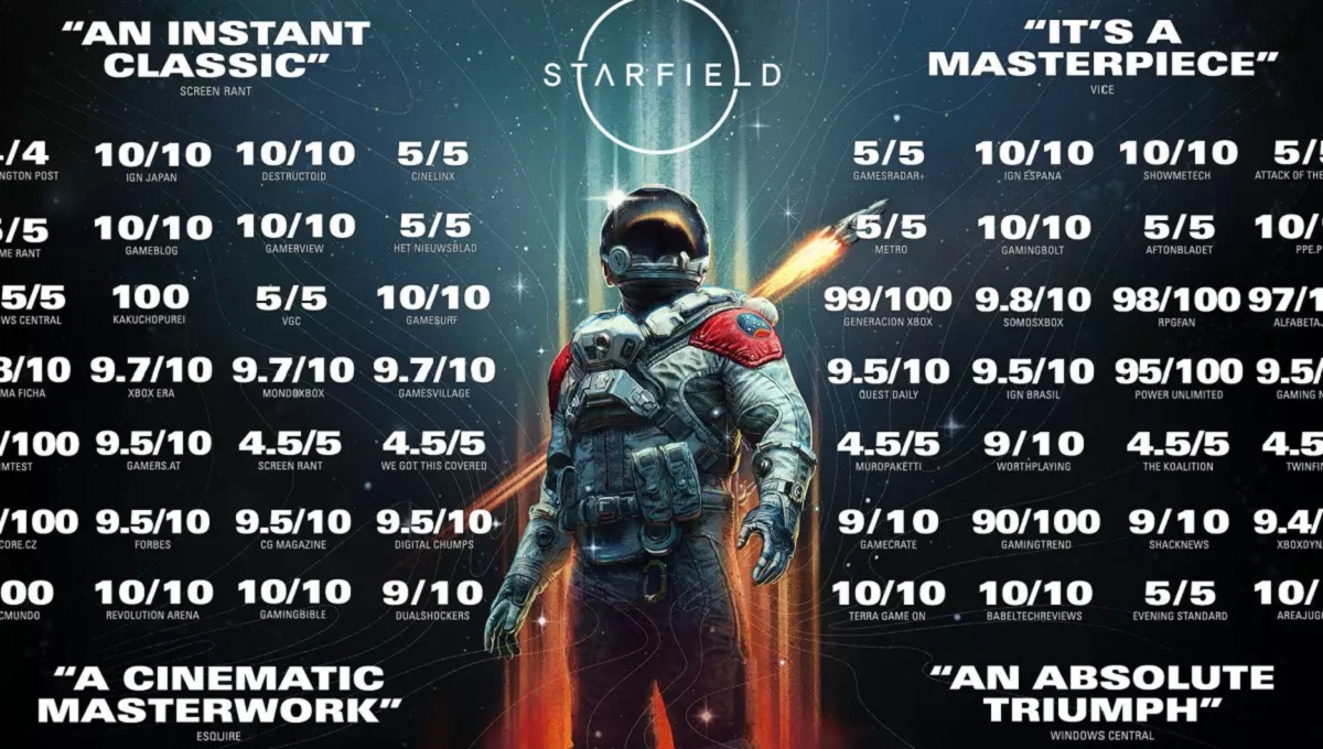 "An absolute triumph for Bethesda" - Starfield developers release praise video with positive press reviews