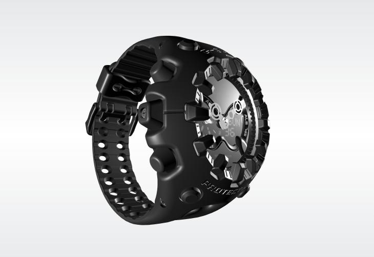Все модели Casio G-Shock GA-V01 в одном изображении