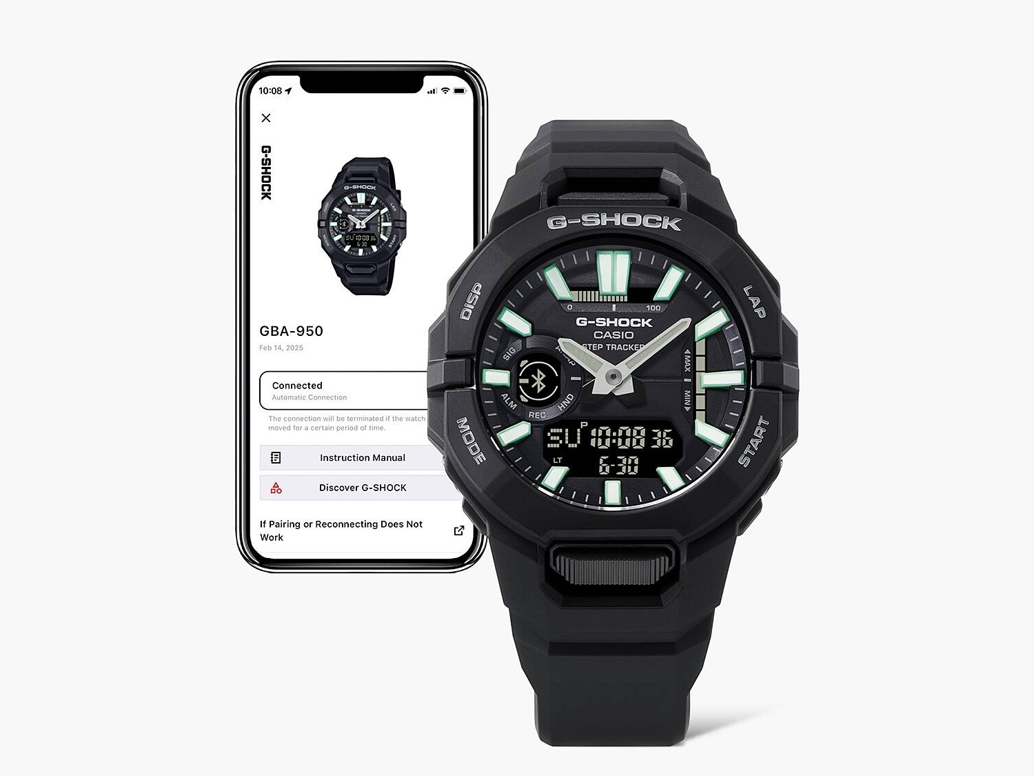 Годинник G-Shock GBA-950 від Casio