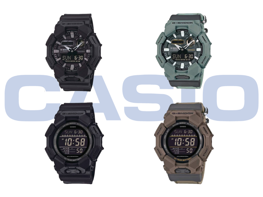 Casio models that appeared in the leak