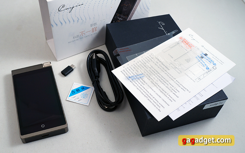 Обзор Cayin i5: Hi-Fi плеер на Android с кучей дополнительных функций-4