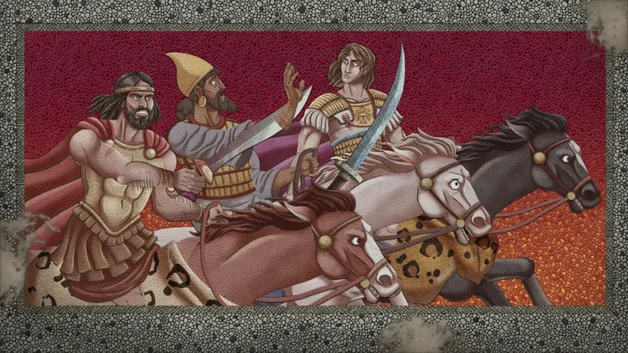 Анимация из приложения Chronicles: Alexander the Great