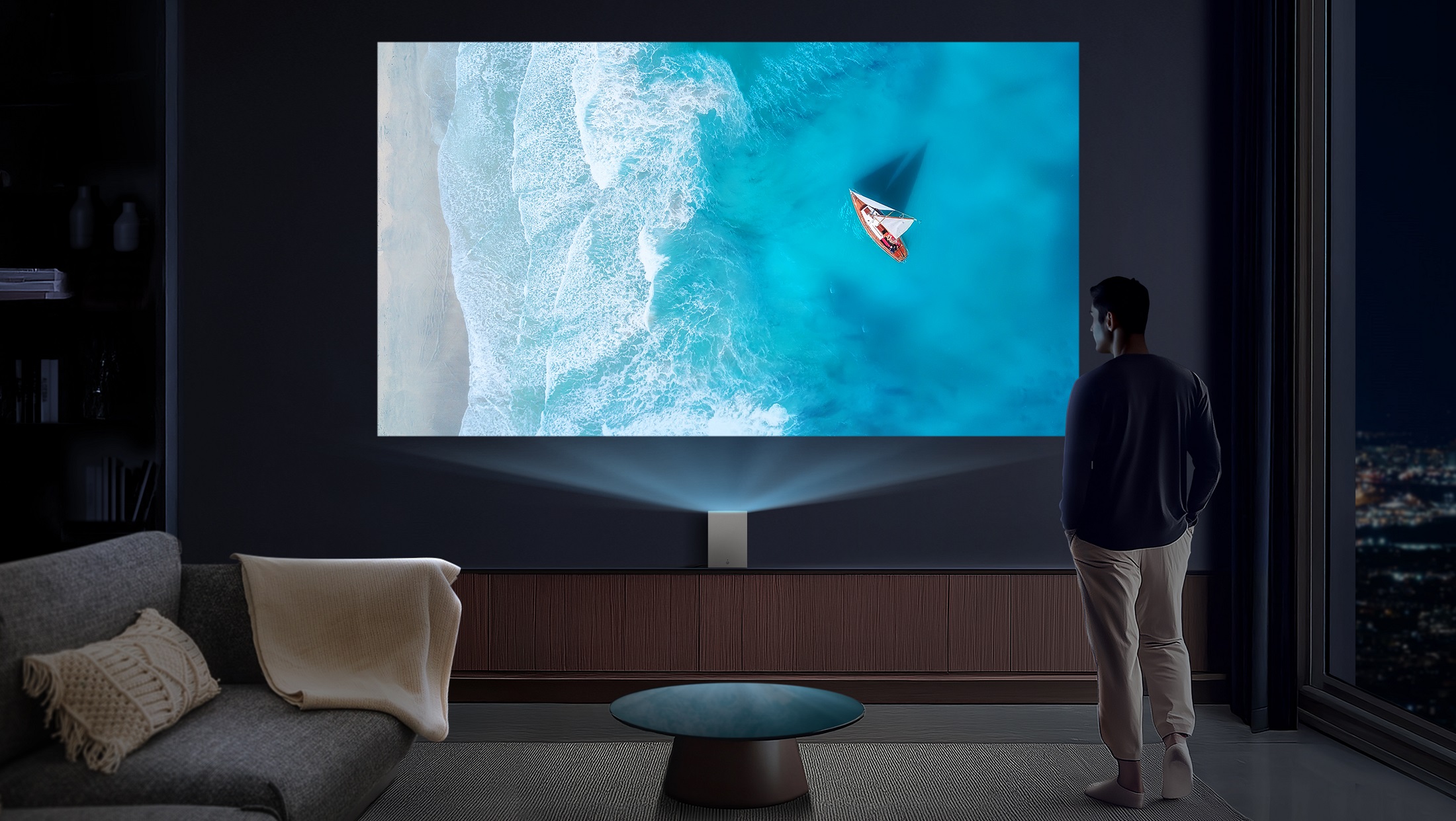 LG PU615U projector. Illustration: LG