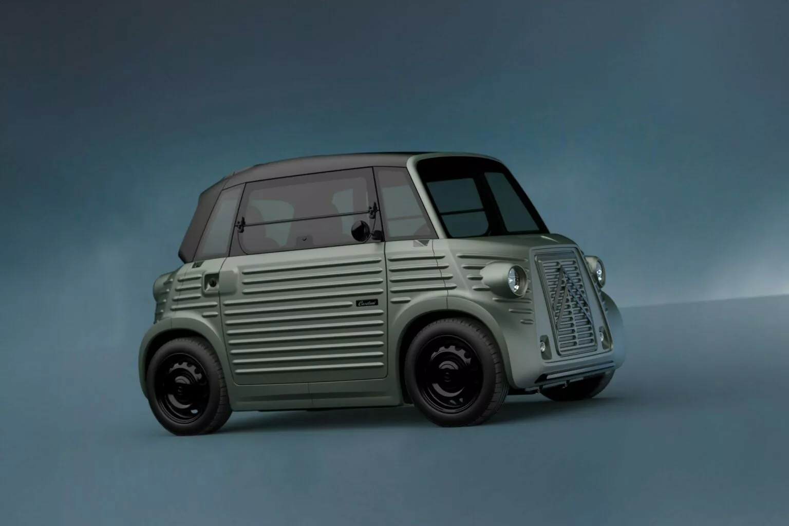 Retro repaint of the Citroën Ami.