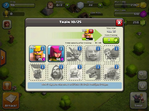 Игры для iPad: Clash of Clans-4