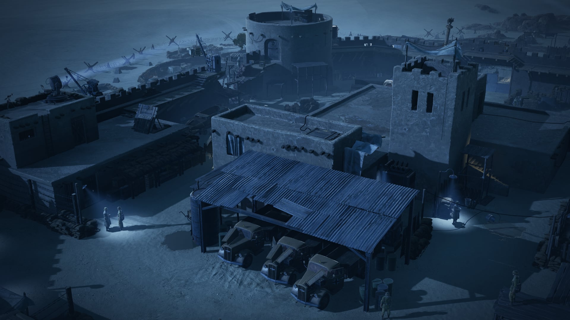Une scène du jeu Commandos : Origins