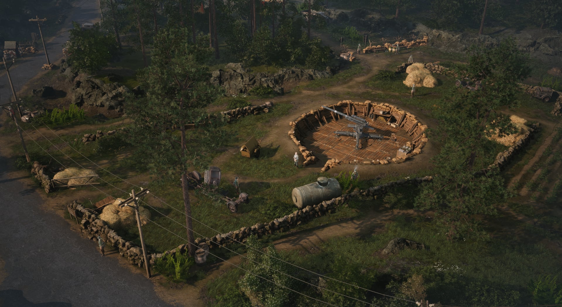 Une scène du jeu Commandos : Origins