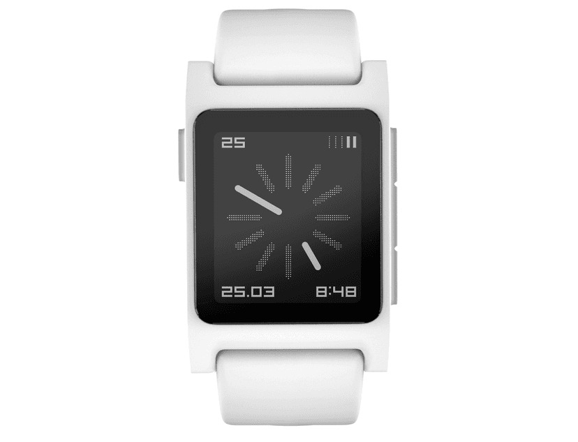 Core 2 Duo smartwatch in white colour