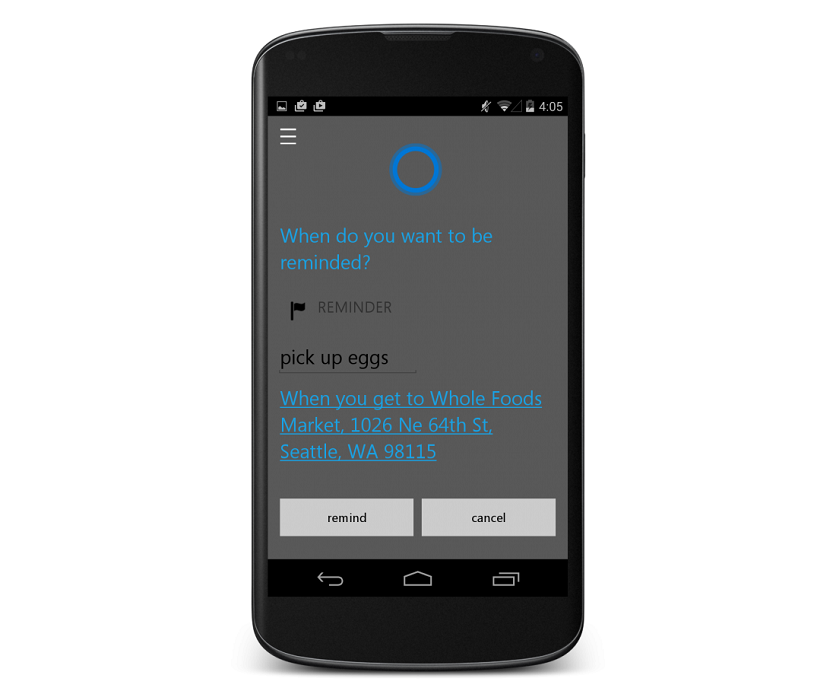 Microsoft обещает Cortana для Android в июле-2