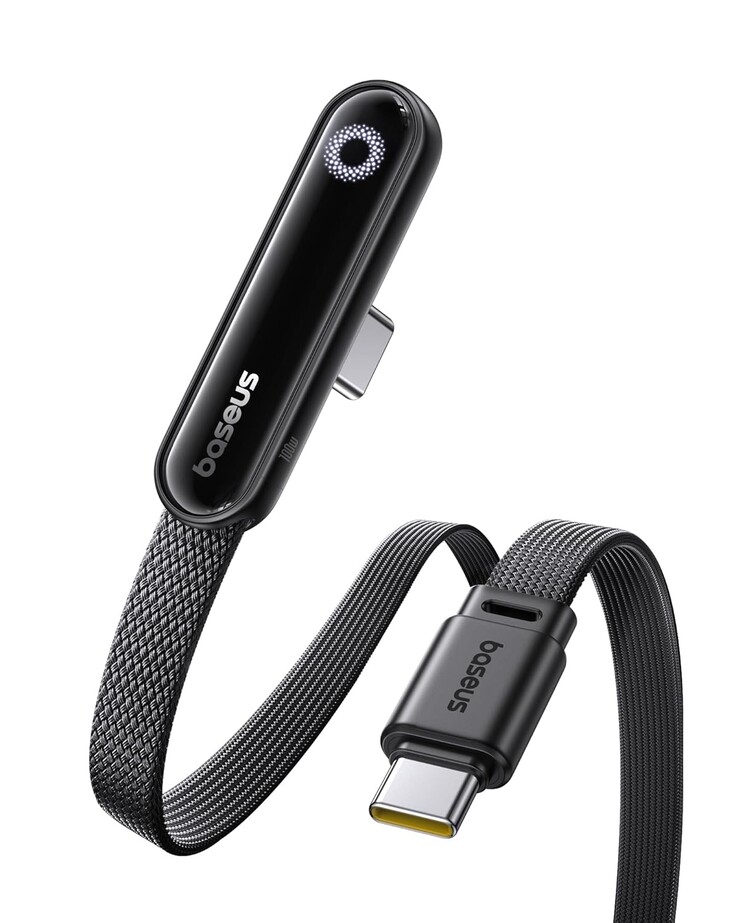 USB-C cable with 90 degree angle from Baseus