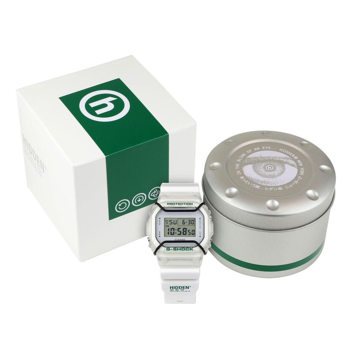 G-Shock DW5600HDN257 in a transparent case