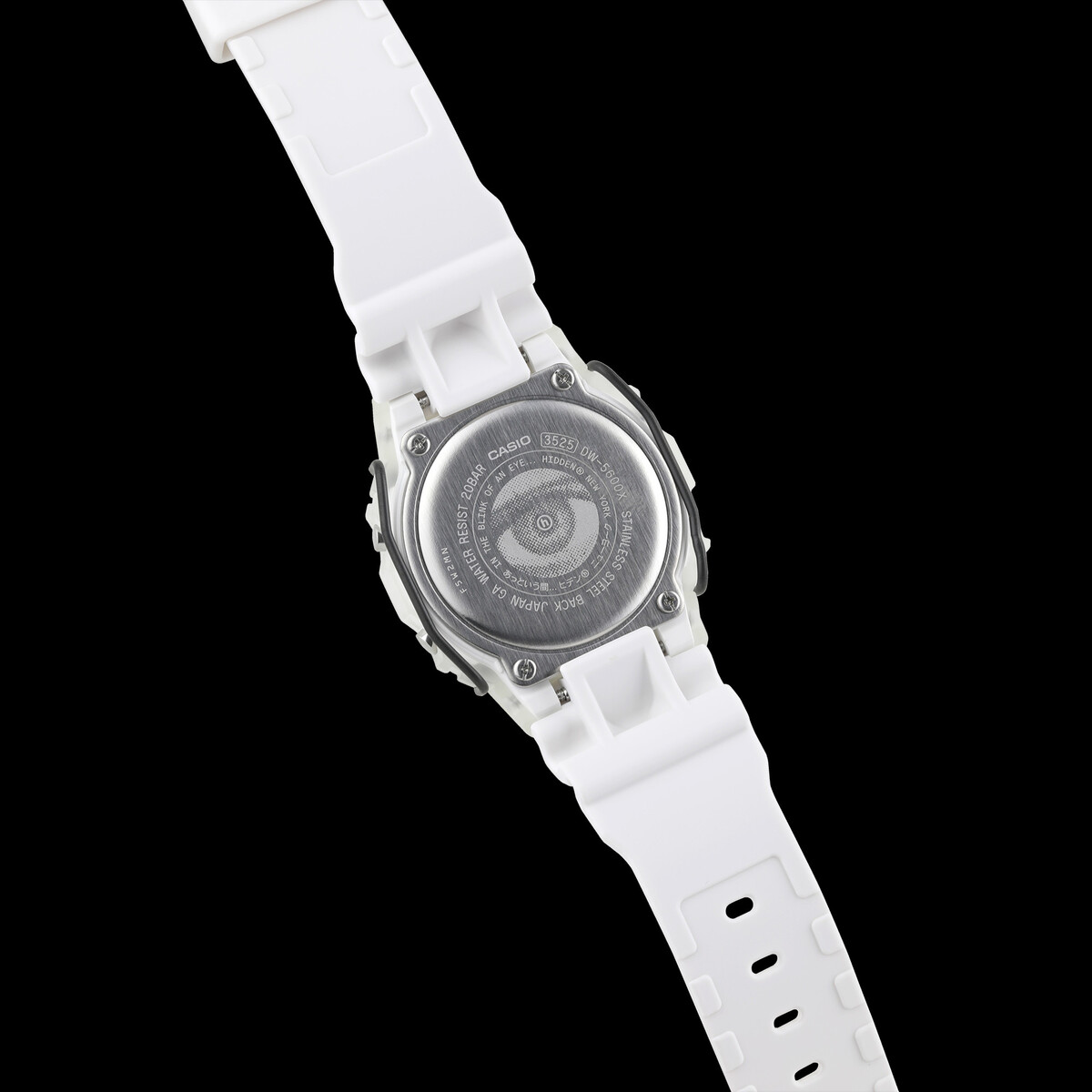The back of the G-Shock watch