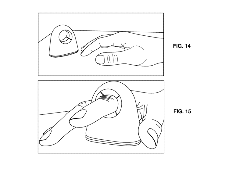 SKETCH of the compact Fitbit gadget for measuring blood pressure