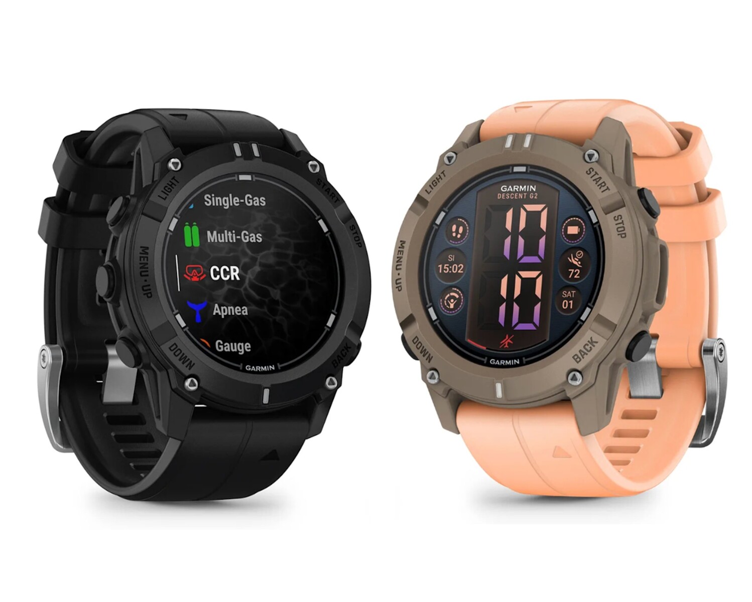 Montre intelligente Garmin Descent G2 avec écran AMOLED