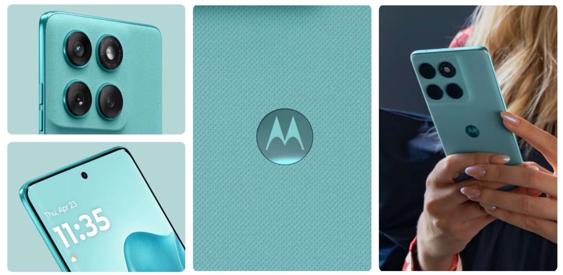 Motorola Edge 60 Fusion - stylish design with a bezel-less display