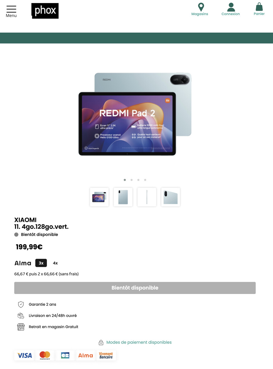 Xiaomi Redmi Pad 2 - première revue