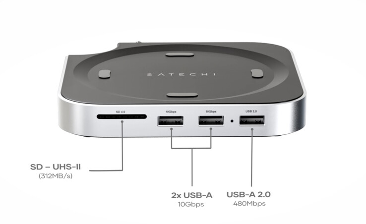 Satechi docking station for Mac mini, bottom part