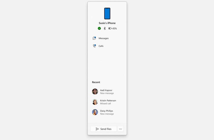 Intégrer l'iPhone dans Windows 11