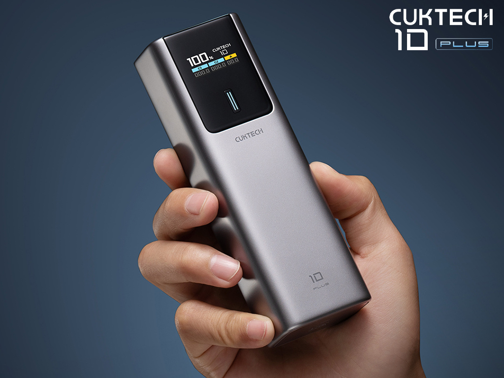 Presentation of the new model of the Cuktech 10 Plus power bank