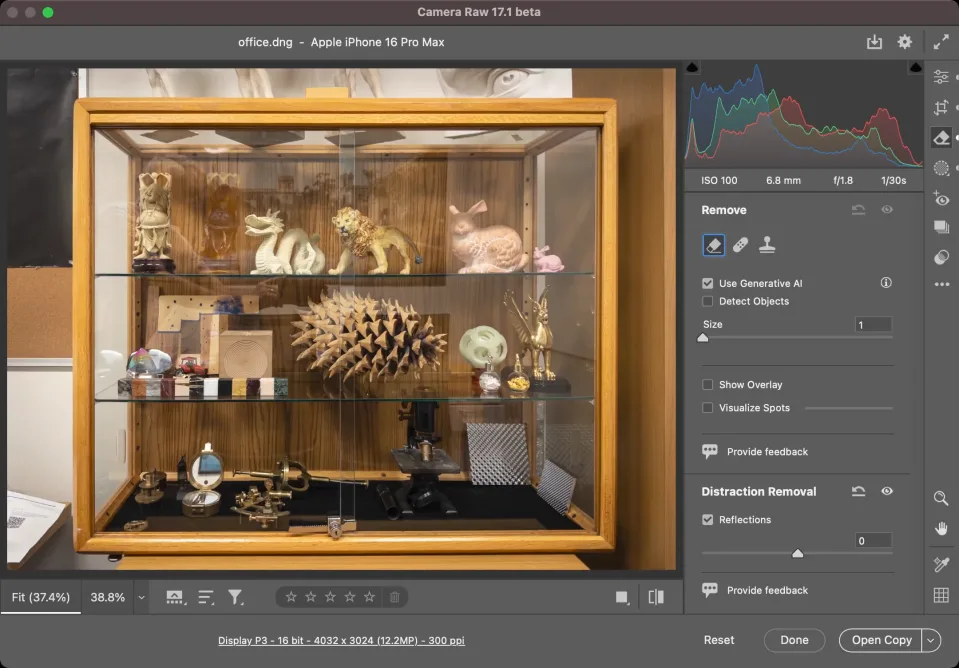 Remove window reflections from photos in Photoshop. Illustration: Adobe