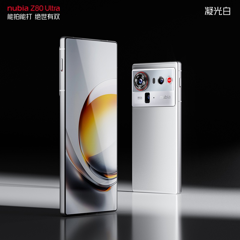 Nubia Z80 Ultra - задняя панель с картиной Ван Гога 'Звездная ночь'