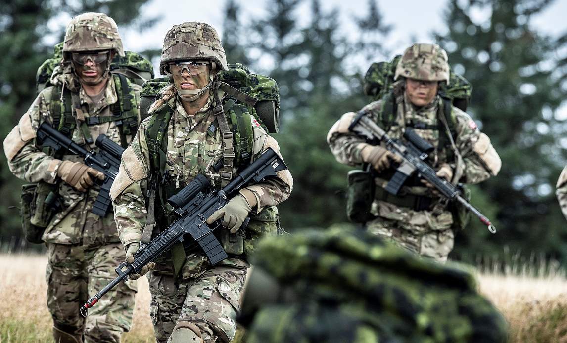 Servicemen of the Royal Danish Army